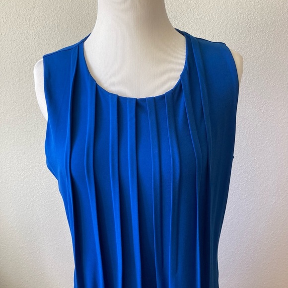 Calvin Klein Blue Polyester Sleeve Less Dress size 8 - Picture 4 of 12